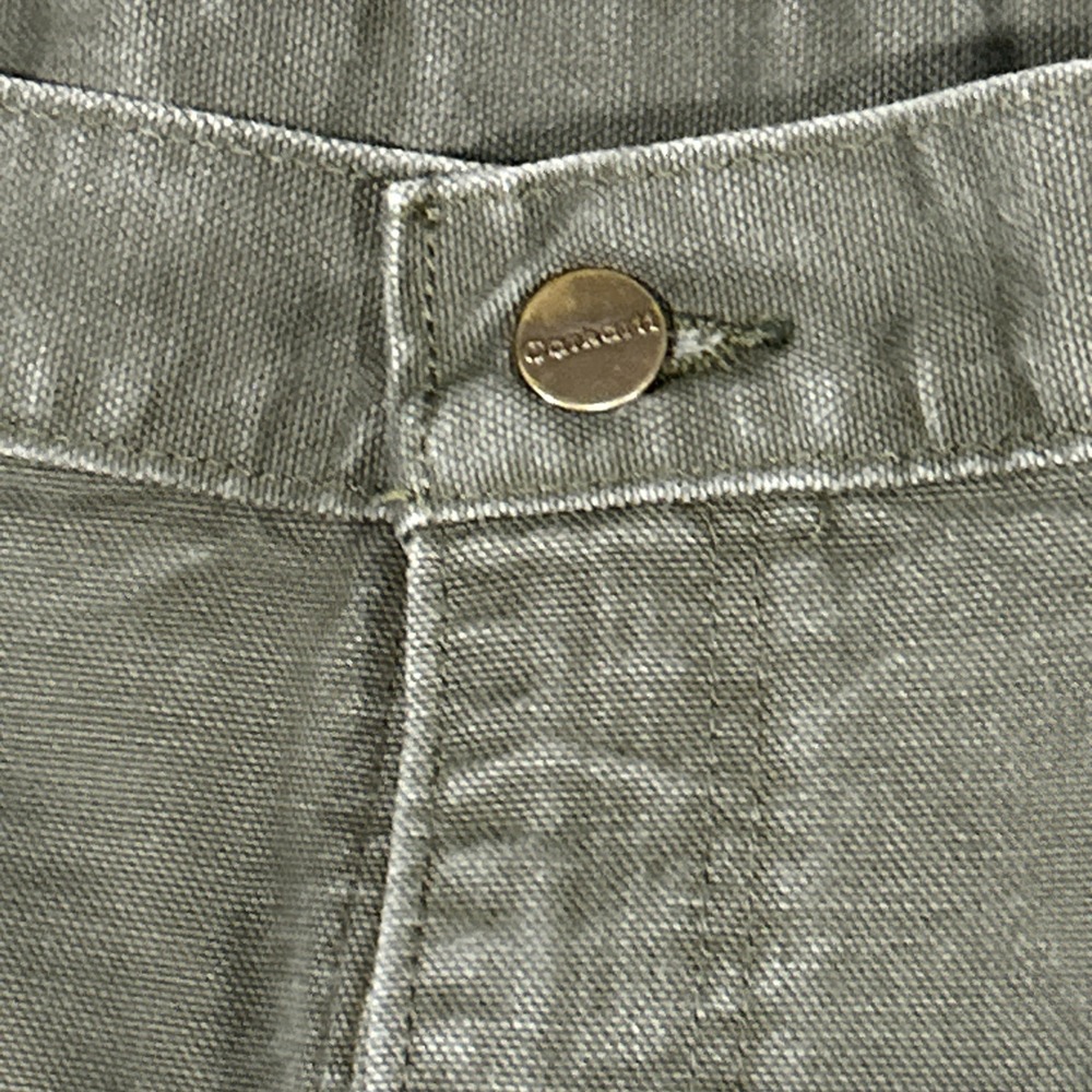 Carhartt Work Pants B11 MOS 42x32 Green Utility Carpenter Dungaree Fit Men's - Picture 5 of 12